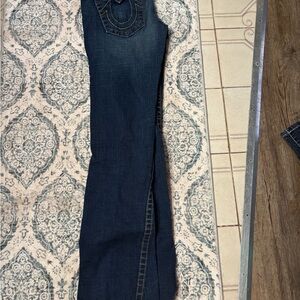 True Religion Dark Blue Boot Cut Jeans